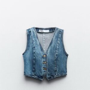Zara Denim Vest
